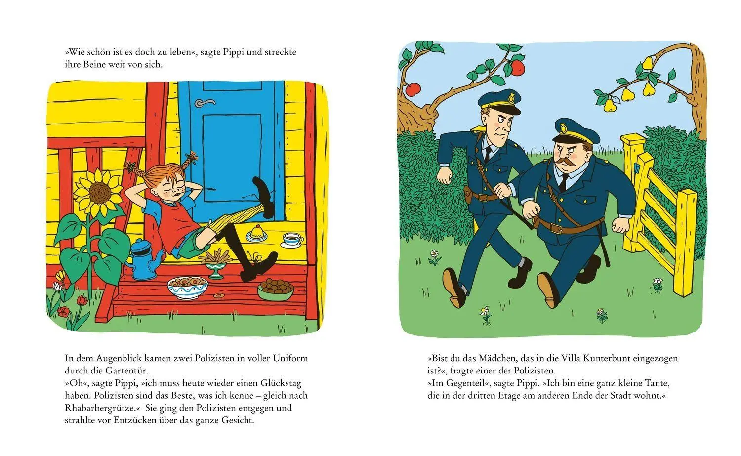 Bild: 9783751208055 | Pippi Langstrumpf spielt Fangen mit Polizisten | Astrid Lindgren
