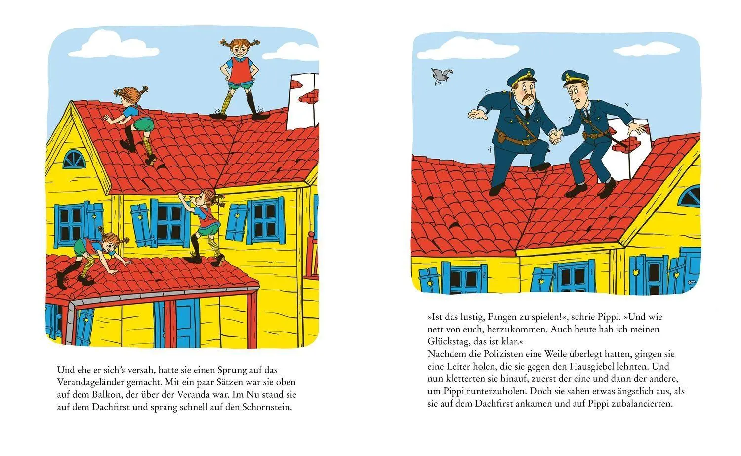 Bild: 9783751208055 | Pippi Langstrumpf spielt Fangen mit Polizisten | Astrid Lindgren