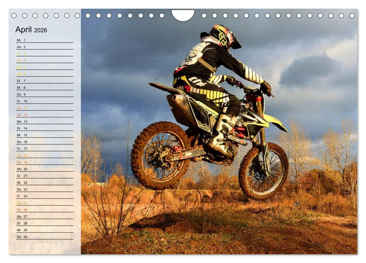 Bild: 9783457888155 | Motocross - tollkühne Kerle (Wandkalender 2026 DIN A4 quer),...