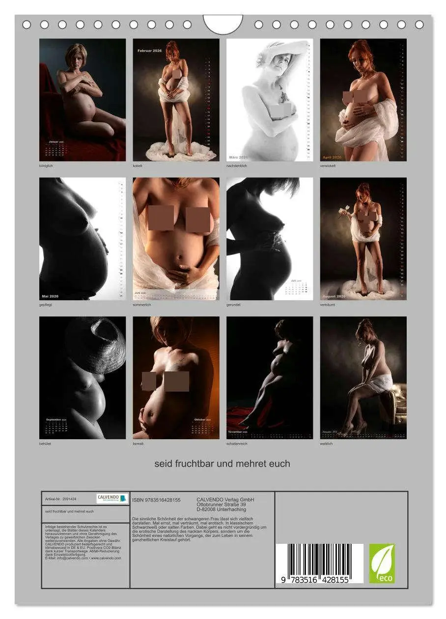 Bild: 9783516428155 | seid fruchtbar und mehret euch (Wandkalender 2026 DIN A4 hoch),...