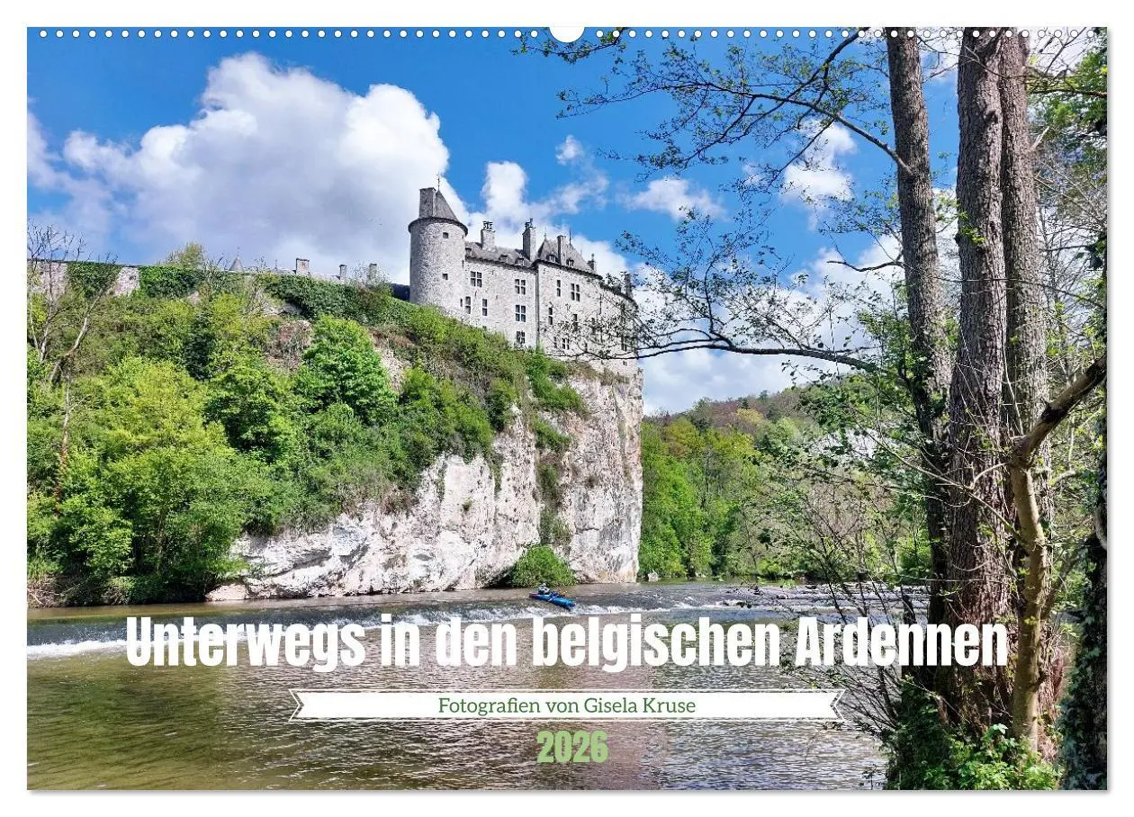 Cover: 9783516598155 | Unterwegs in den belgischen Ardennen (Wandkalender 2026 DIN A2...