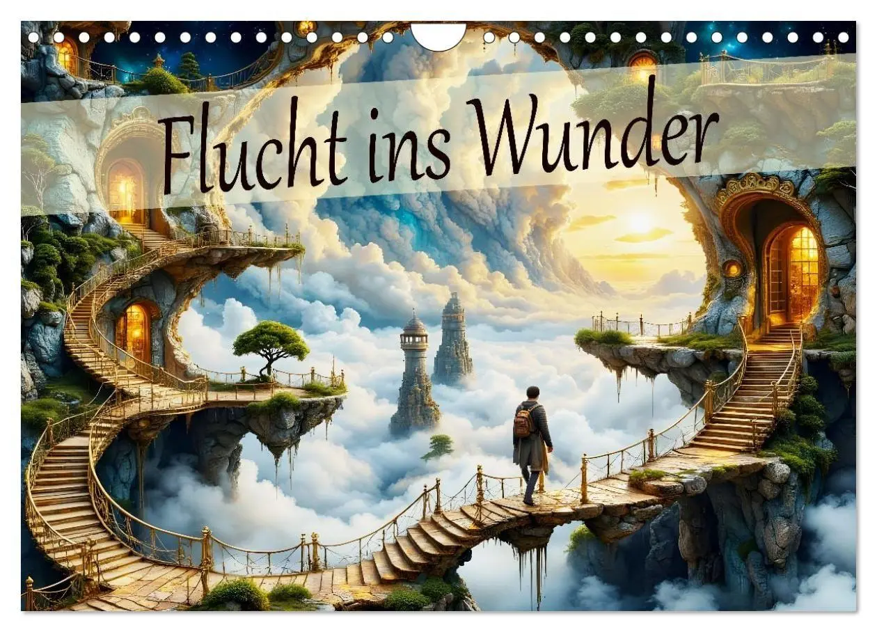 Cover: 9783516668155 | Flucht ins Wunder (Wandkalender 2026 DIN A4 quer), CALVENDO...