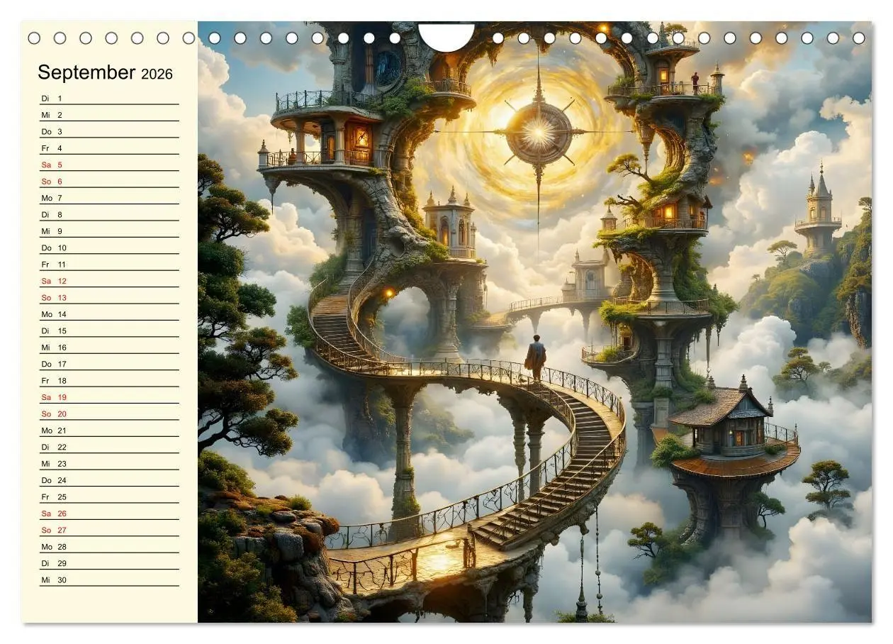 Bild: 9783516668155 | Flucht ins Wunder (Wandkalender 2026 DIN A4 quer), CALVENDO...