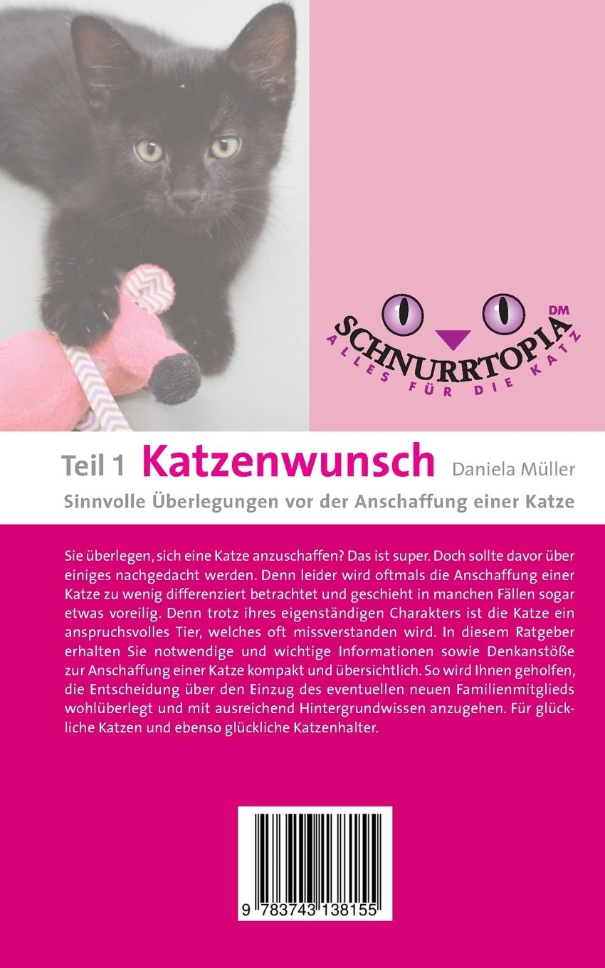 Rückseite: 9783743138155 | Schnurrtopia | Daniela Müller | Taschenbuch | 92 S. | Deutsch | 2020