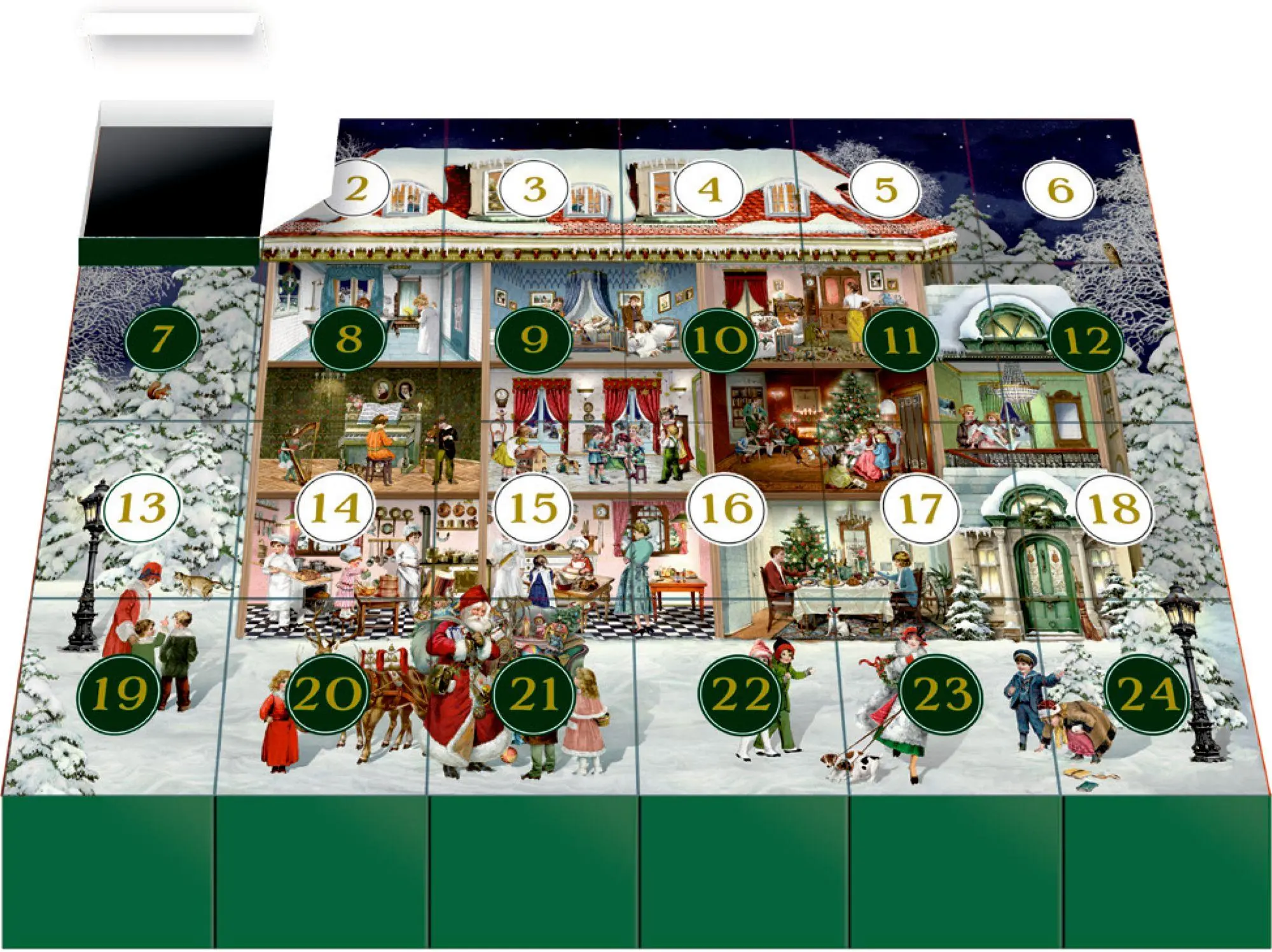 Bild: 4050003958255 | Puzzle-Adventskalender - Unser wunderbares Weihnachtshaus | Behr