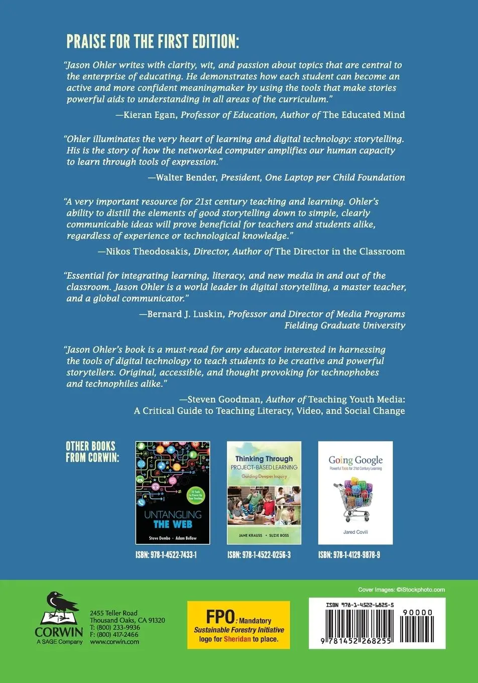 Rückseite: 9781452268255 | Digital Storytelling in the Classroom | Jason B. Ohler | Taschenbuch