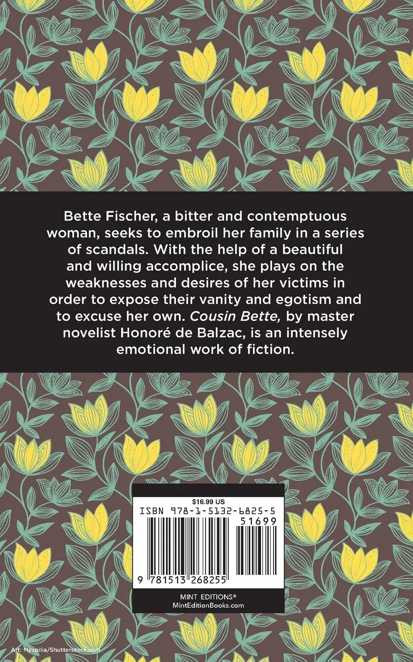 Rückseite: 9781513268255 | Cousin Bette | Honoré de Balzac | Taschenbuch | Englisch | 2020
