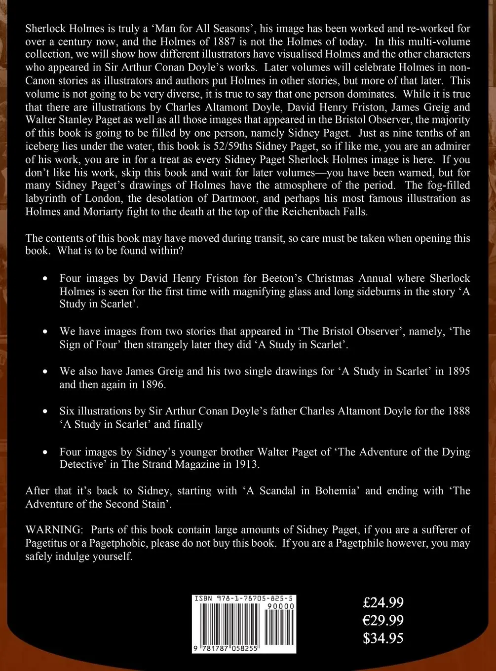 Rückseite: 9781787058255 | Sherlock Holmes - A Study in Illustrations - Volume 1 | Mike Foy