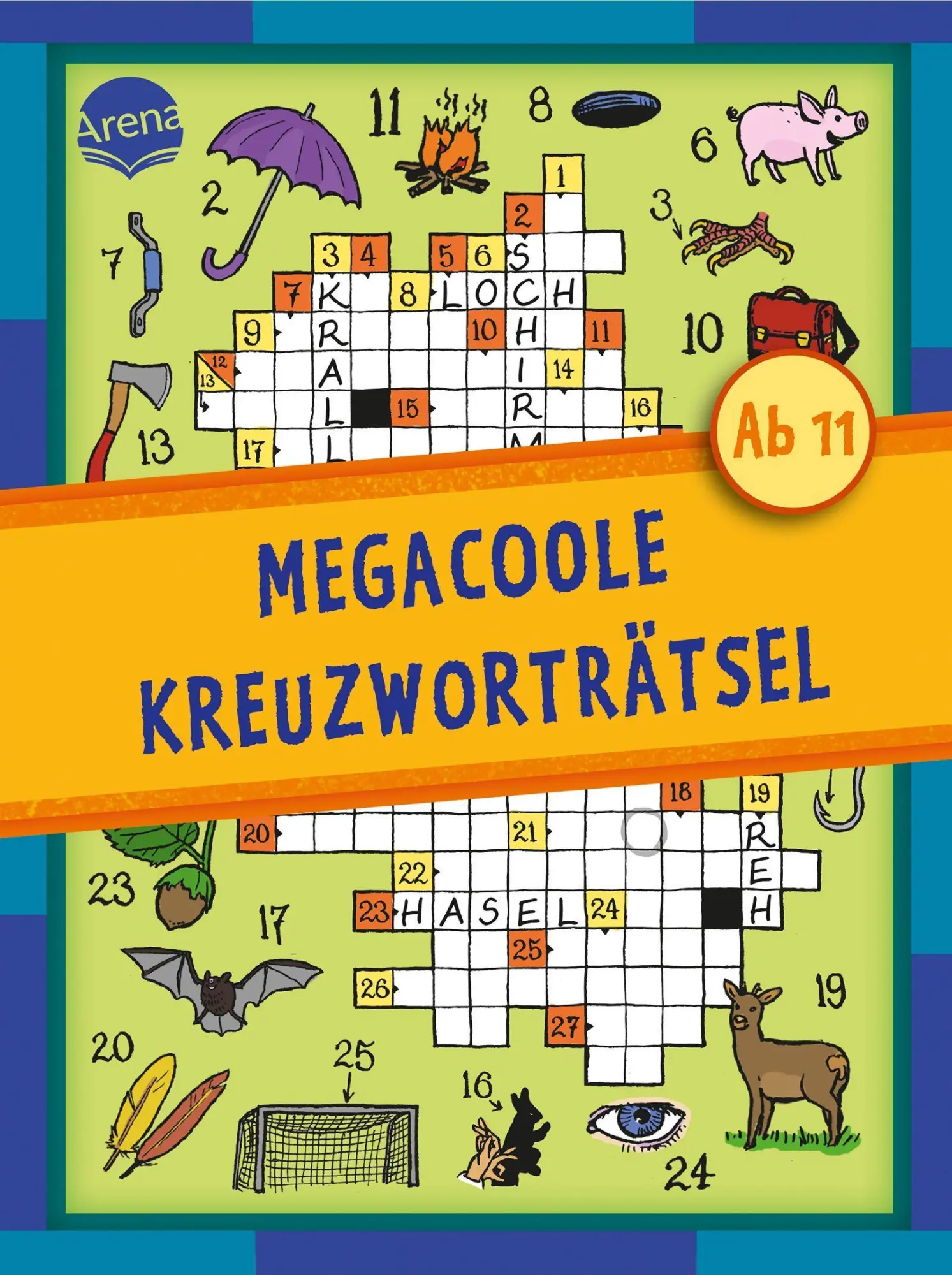 Cover: 9783401718255 | Megacoole Kreuzworträtsel | Stefan Haller | Taschenbuch | 160 S.