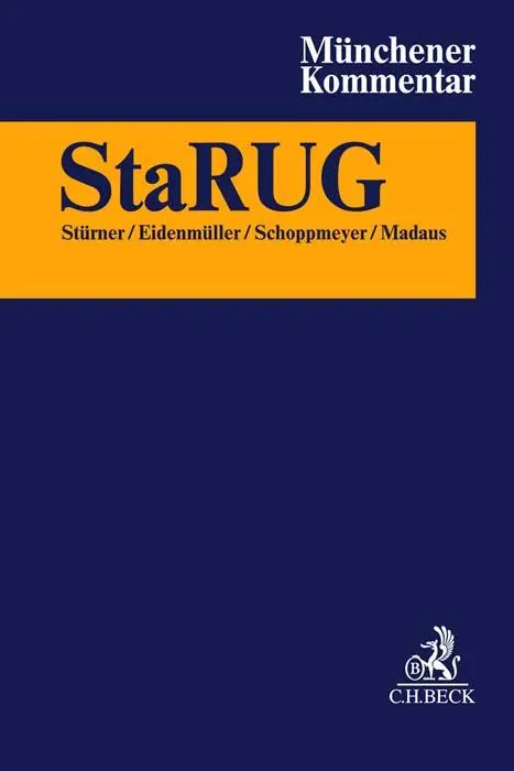 Cover: 9783406768255 | Münchener Kommentar zur Insolvenzordnung Bd. 5: StaRUG, §§ 1-101