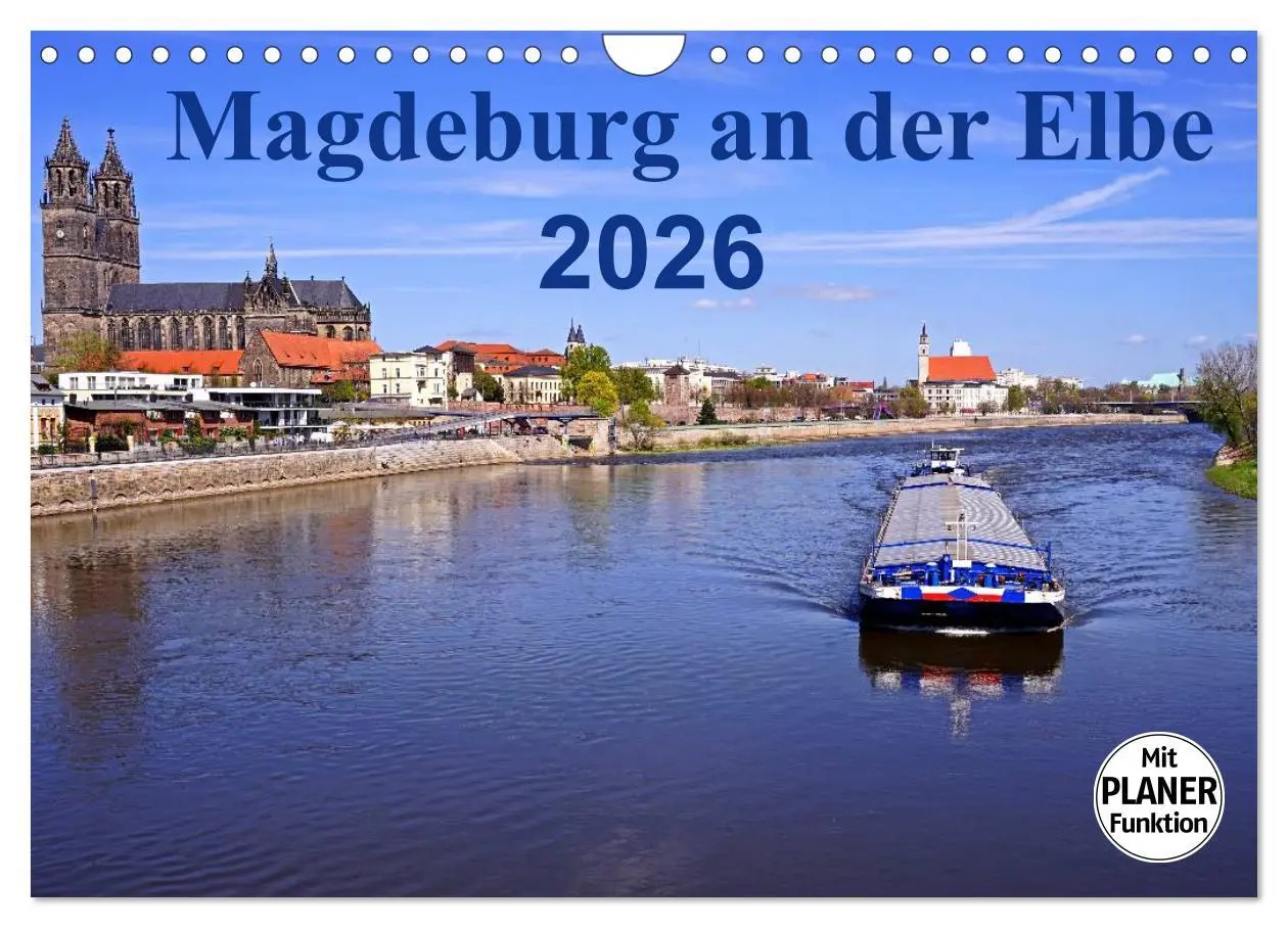 Cover: 9783457948255 | Magdeburg an der Elbe 2026 (Wandkalender 2026 DIN A4 quer),...