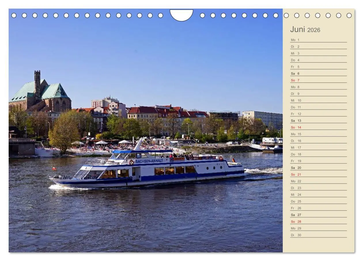 Bild: 9783457948255 | Magdeburg an der Elbe 2026 (Wandkalender 2026 DIN A4 quer),...