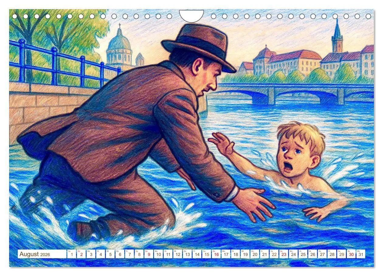 Bild: 9783516658255 | Erich Kästner (Wandkalender 2026 DIN A4 quer), CALVENDO Monatskalender
