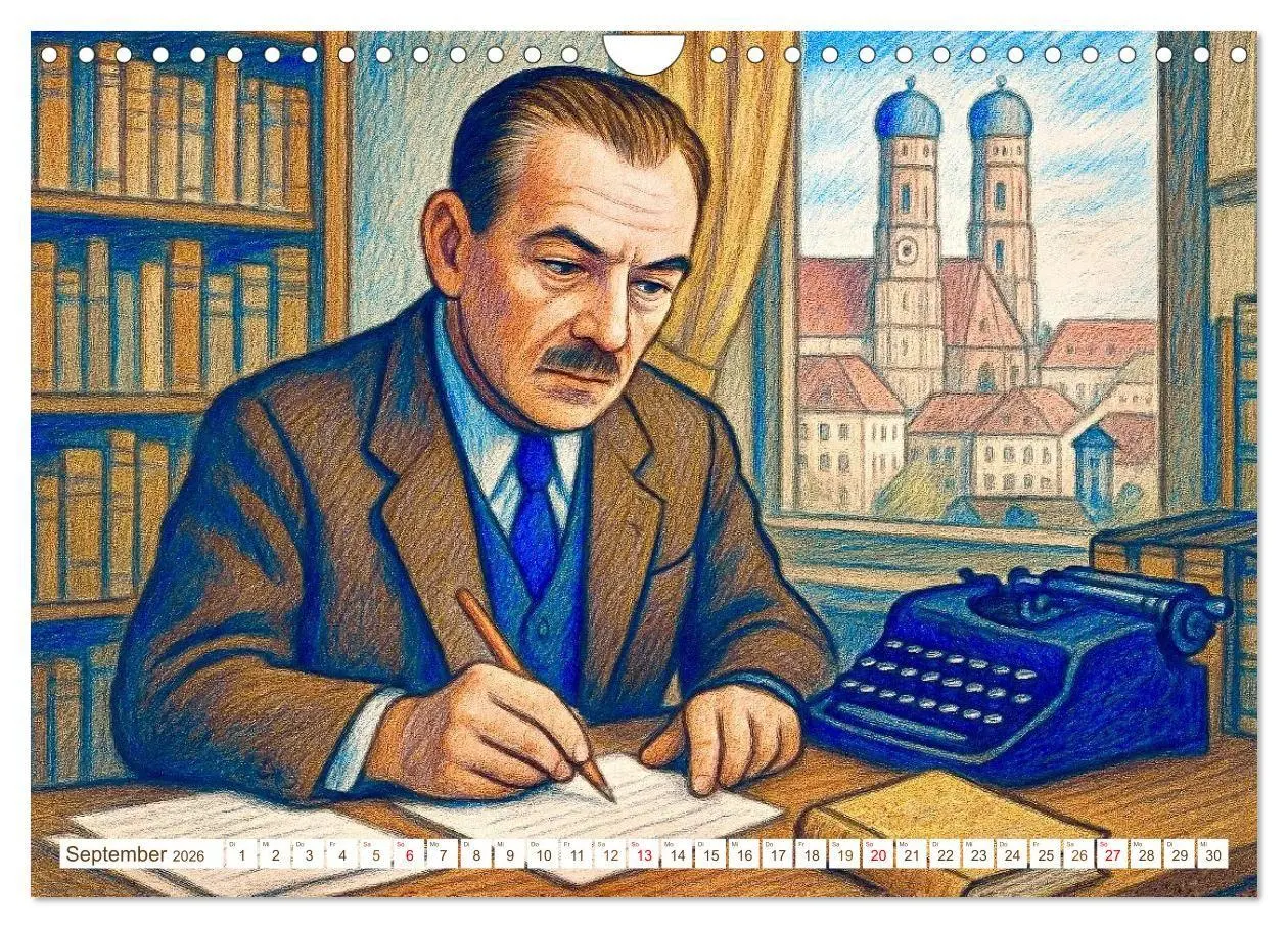 Bild: 9783516658255 | Erich Kästner (Wandkalender 2026 DIN A4 quer), CALVENDO Monatskalender