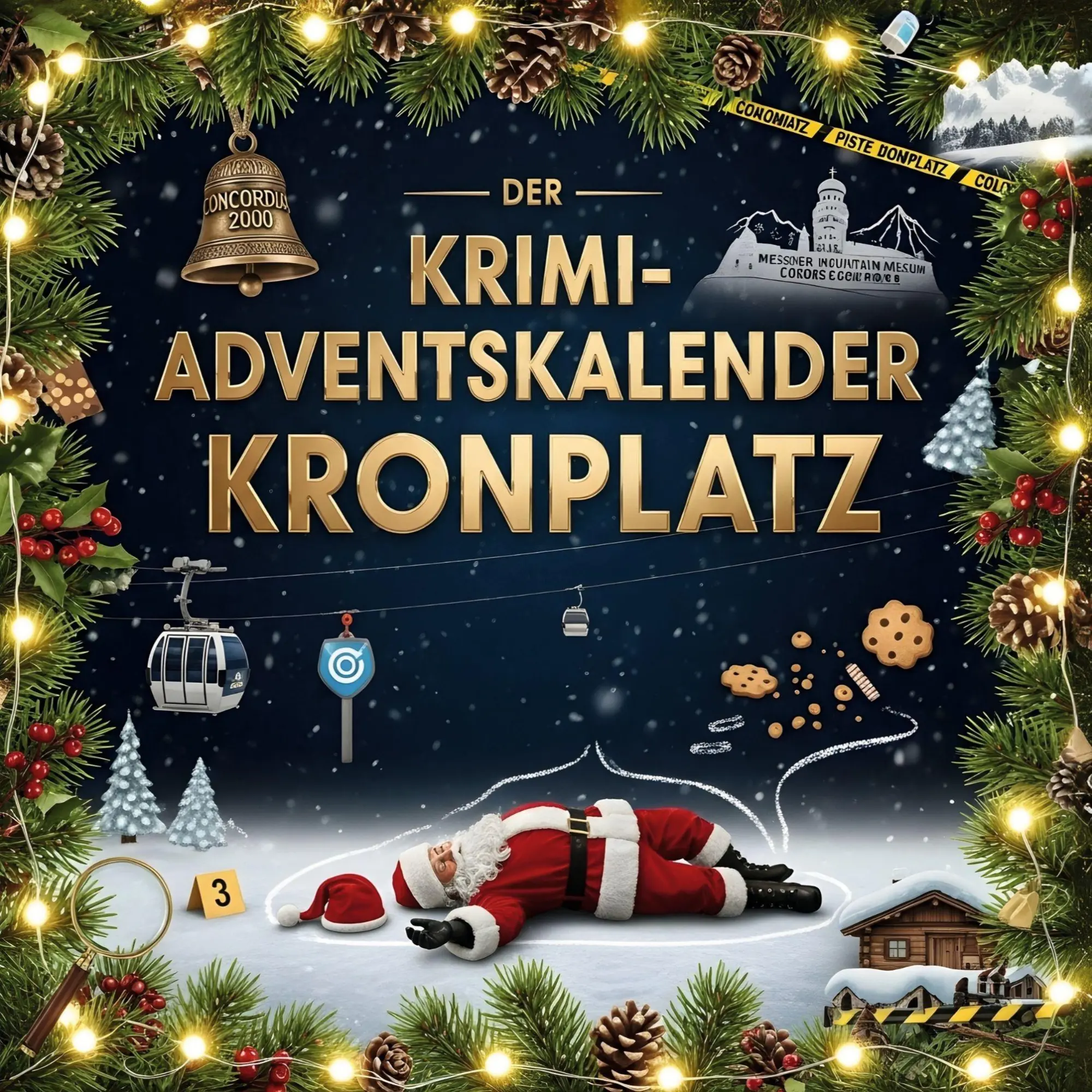 Cover: 9783695308255 | Der Krimi-Adventskalender Kronplatz | Mordsverdächtig in 24 Akten