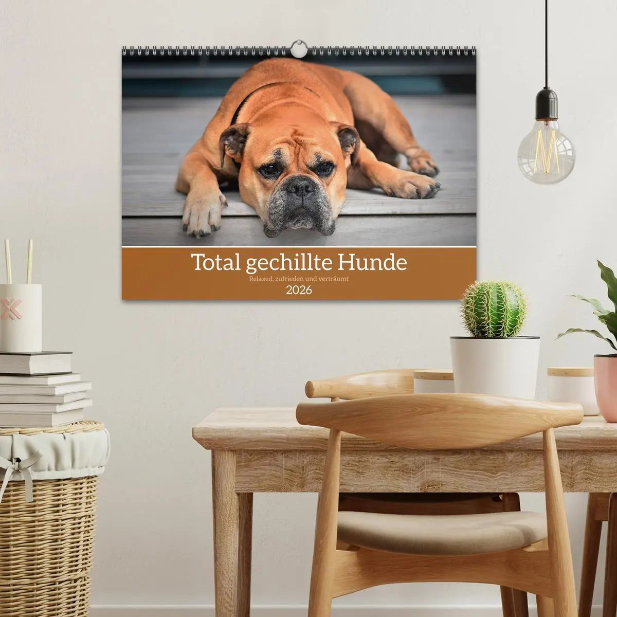 Bild: 9783457318355 | Total gechillte Hunde (Wandkalender 2026 DIN A3 quer), CALVENDO...