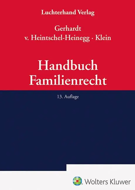Cover: 9783472098355 | Handbuch Familienrecht | Peter Gerhardt (u. a.) | Buch | 3664 S.