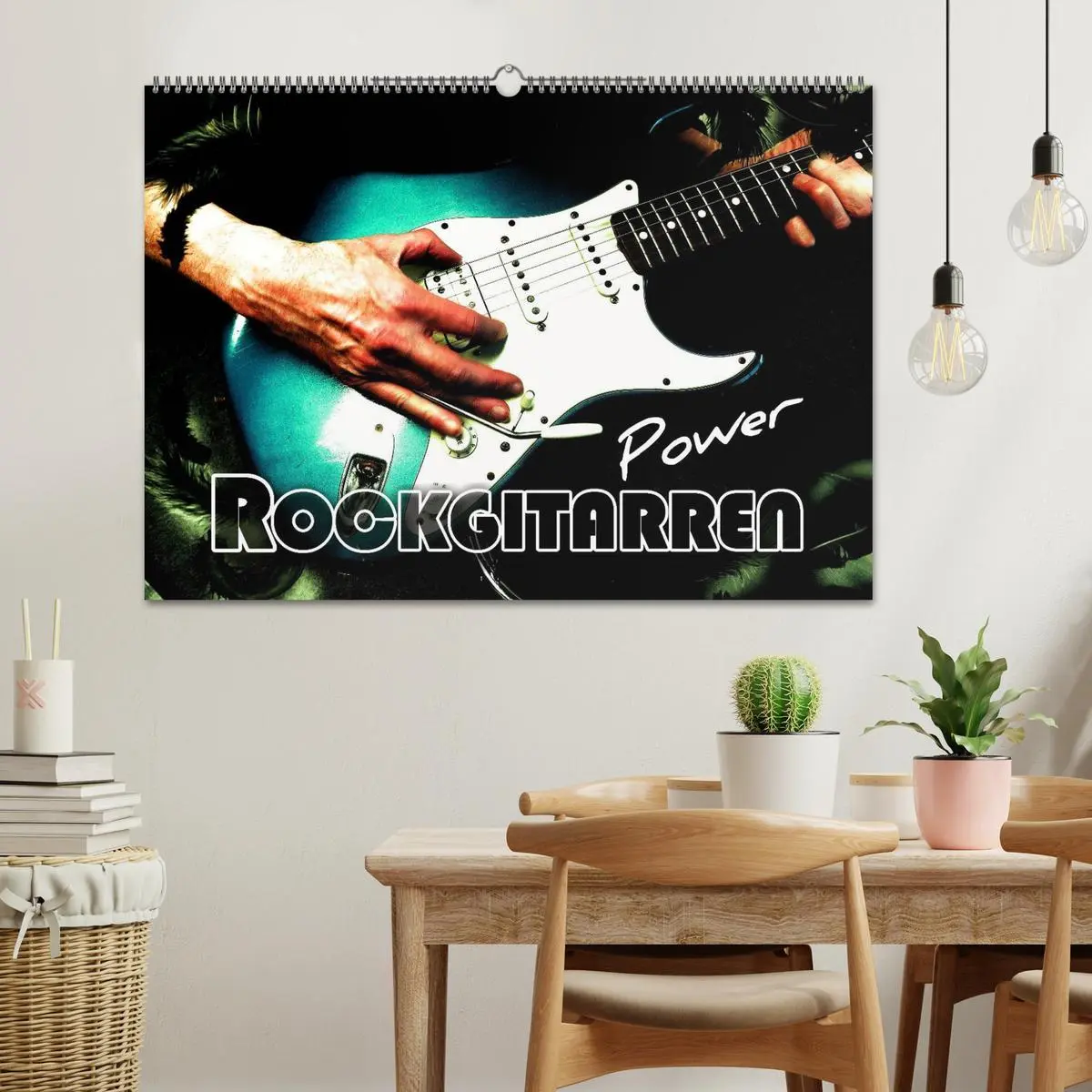 Bild: 9783516028355 | Rockgitarren Power (Wandkalender 2026 DIN A2 quer), CALVENDO...