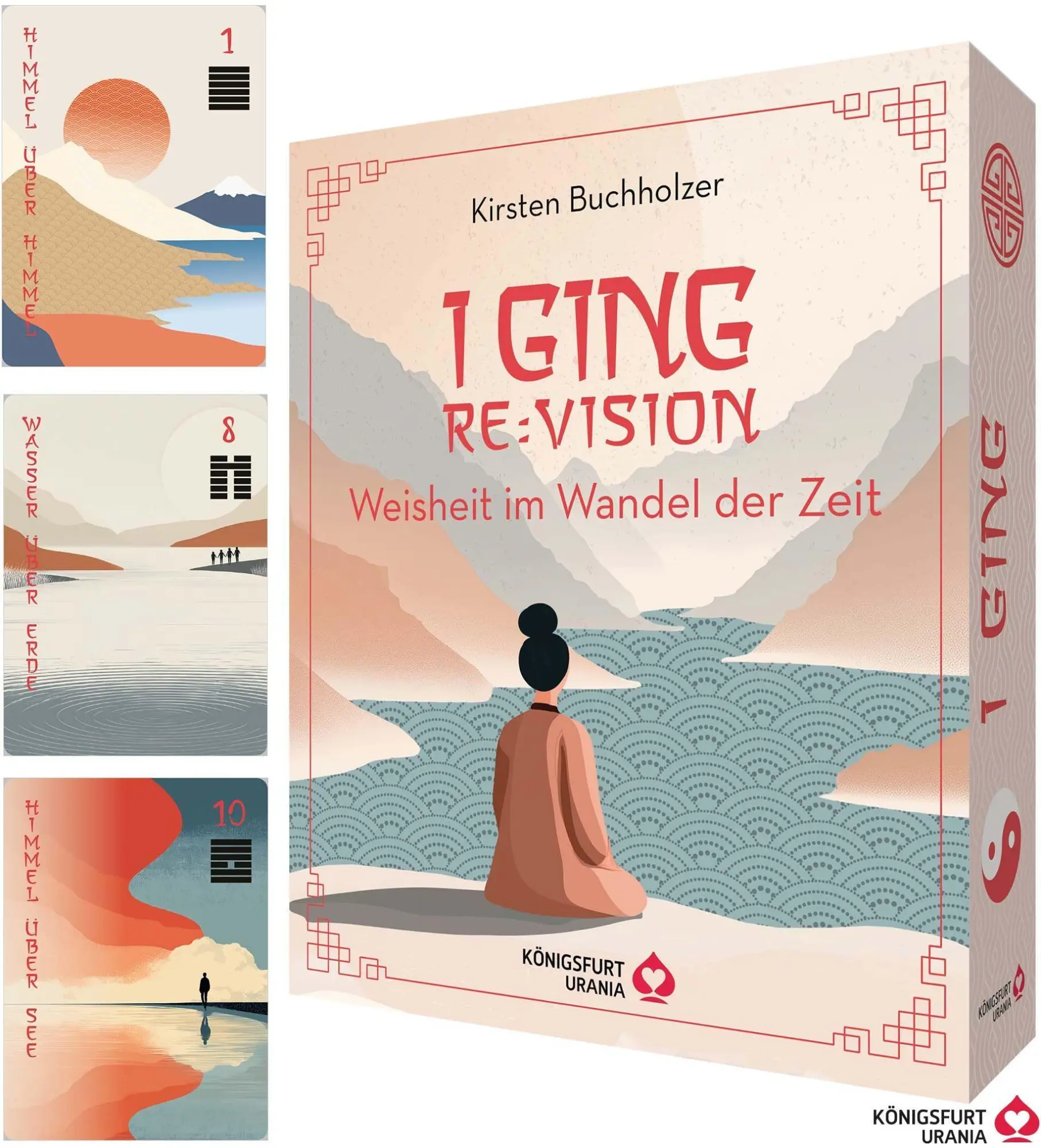 Cover: 9783868268355 | I Ging RE:VISION - Weisheit im Wandel der Zeit - 64 farbige Karten,...