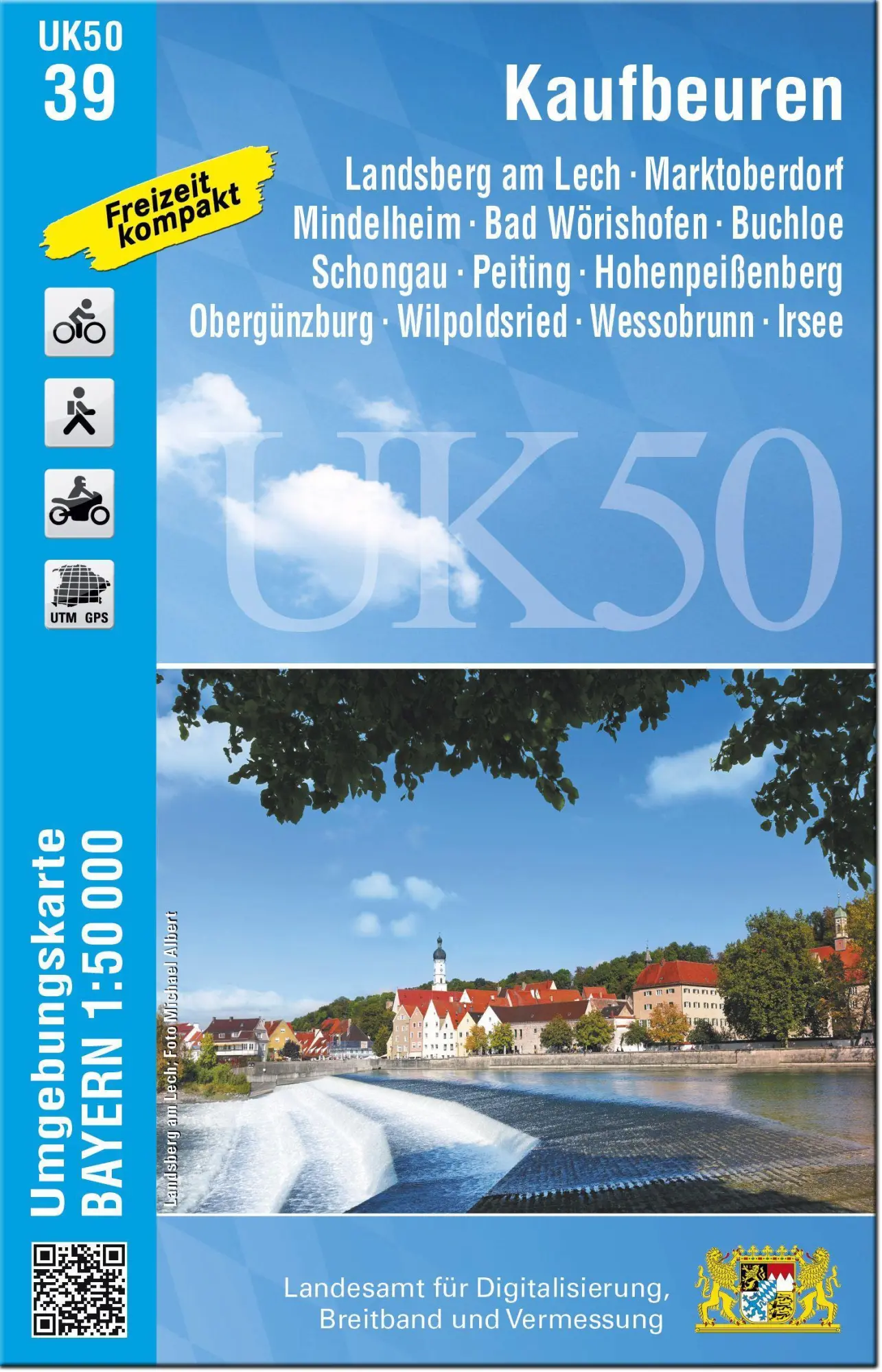 Cover: 9783899338355 | Kaufbeuren 1 : 50 000 (UK50-39) | Digitalisierung | (Land-)Karte