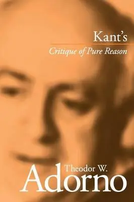 Cover: 9780745628455 | Kant´s Critique of Pure Reason (1959) | TW Adorno | Taschenbuch | 2001