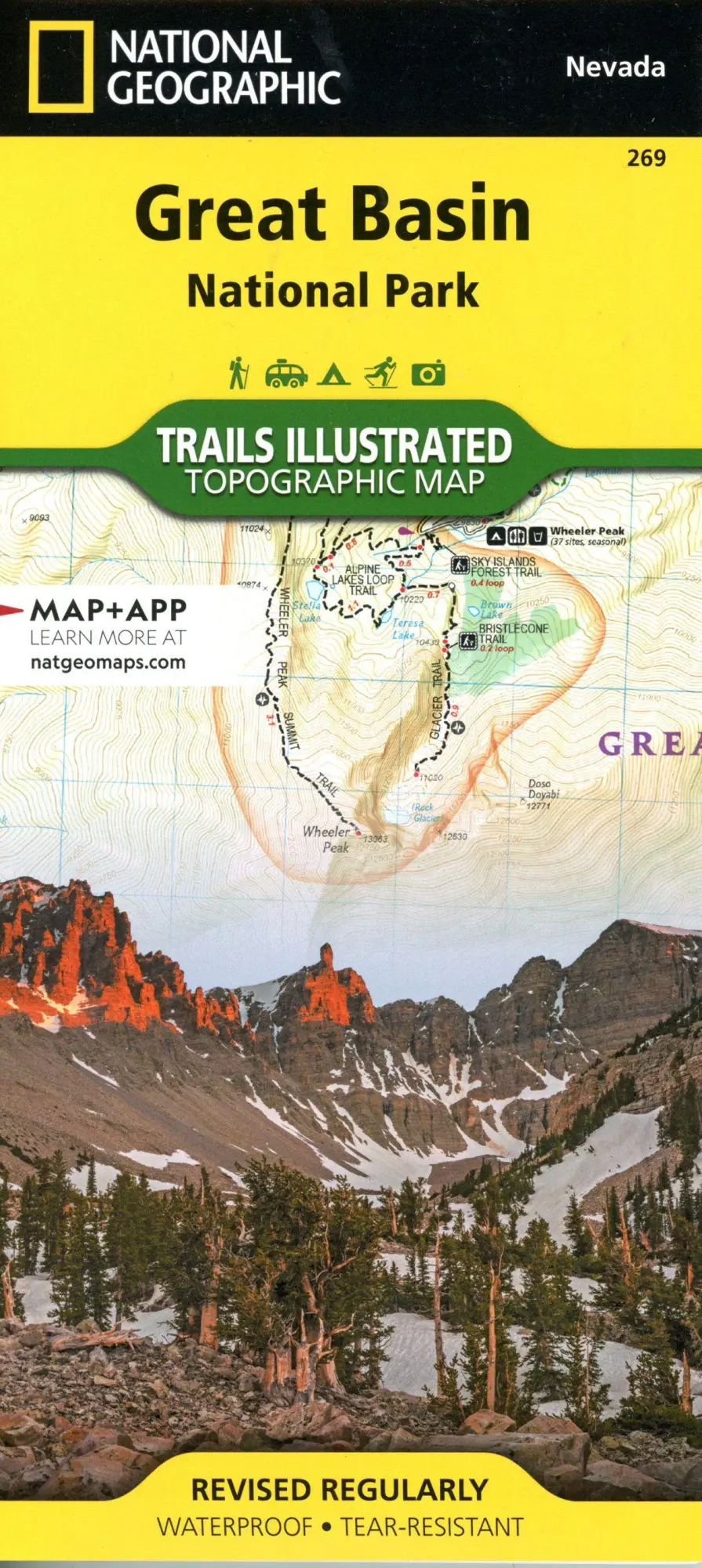Cover: 9781566958455 | Great Basin National Park | National Geographic Maps | (Land-)Karte