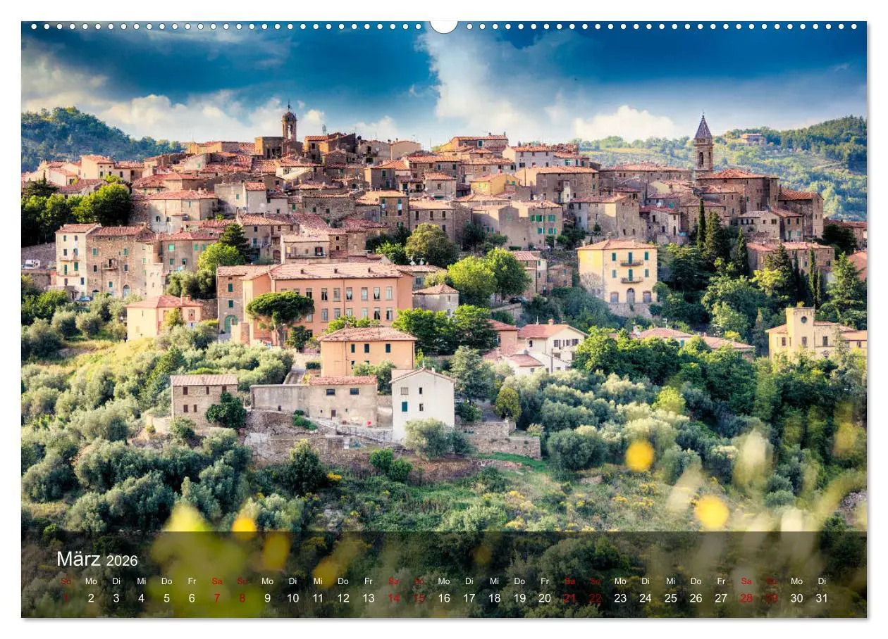 Bild: 9783457858455 | Toskana - spür den Sommer (Wandkalender 2026 DIN A2 quer), CALVENDO...