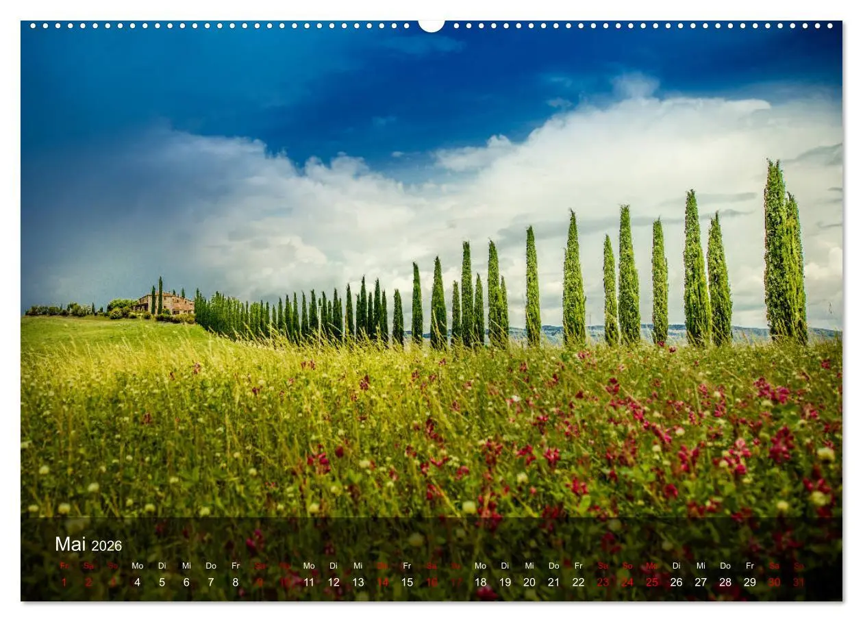 Bild: 9783457858455 | Toskana - spür den Sommer (Wandkalender 2026 DIN A2 quer), CALVENDO...