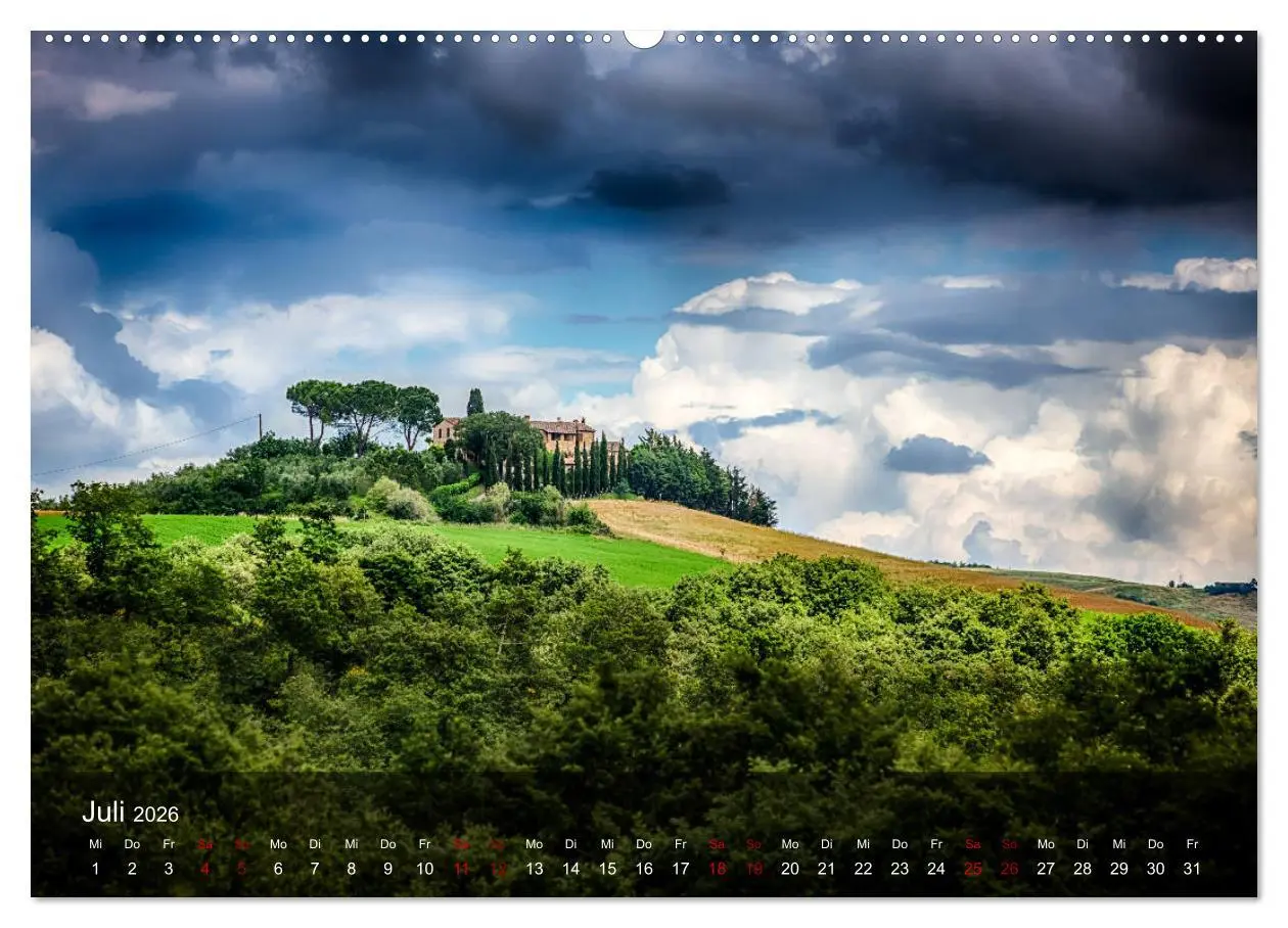 Bild: 9783457858455 | Toskana - spür den Sommer (Wandkalender 2026 DIN A2 quer), CALVENDO...