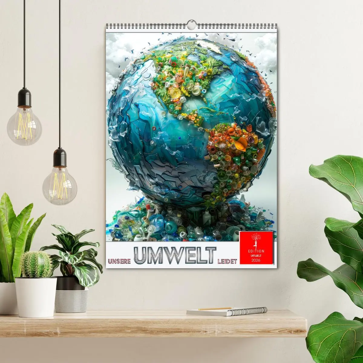 Bild: 9783516258455 | Unsere Umwelt leidet (Wandkalender 2026 DIN A2 hoch), CALVENDO...