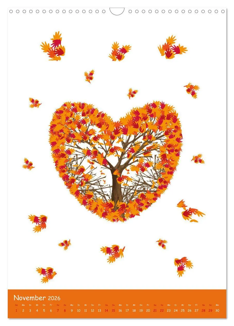 Bild: 9783516328455 | Herz und noch mal Herz (Wandkalender 2026 DIN A3 hoch), CALVENDO...