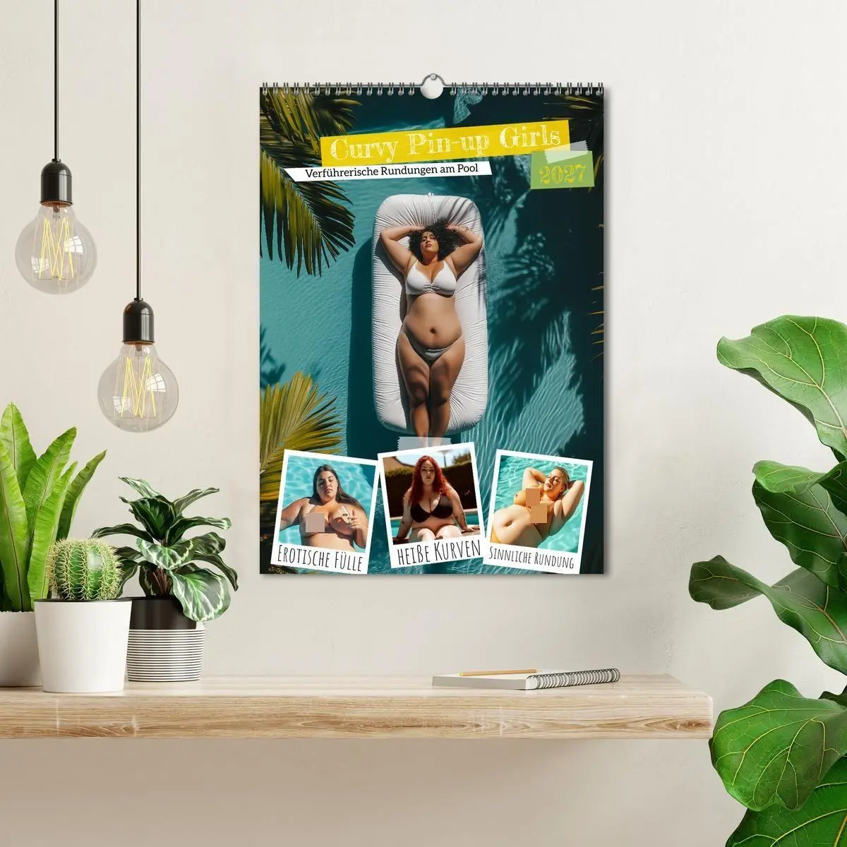 Bild: 9783569038455 | Curvy Pin-up Girls - Verführerische Rundungen am Pool (Wandkalender...