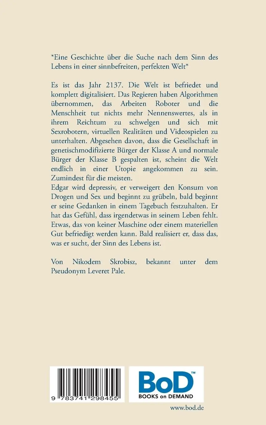 Rückseite: 9783741298455 | Das Erwachen des letzten Menschen | Leveret Pale (u. a.) | Taschenbuch