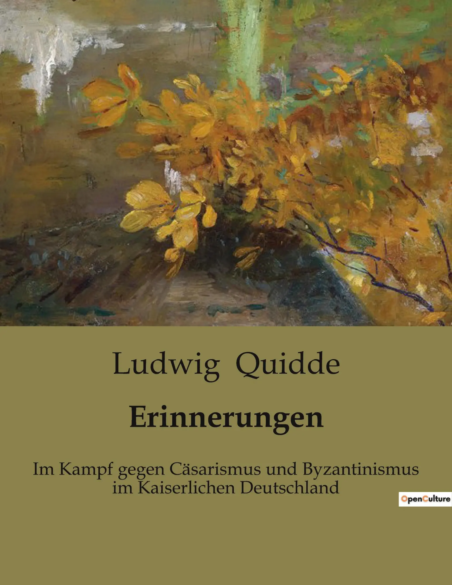 Cover: 9791041908455 | Erinnerungen | Ludwig Quidde | Taschenbuch | 42 S. | Deutsch | 2023