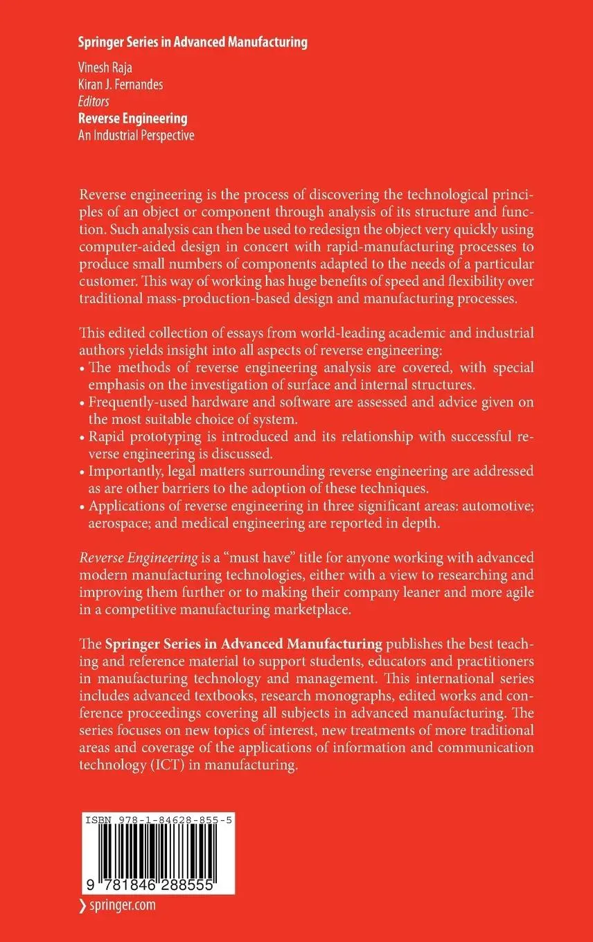 Rückseite: 9781846288555 | Reverse Engineering | An Industrial Perspective | Fernandes (u. a.)
