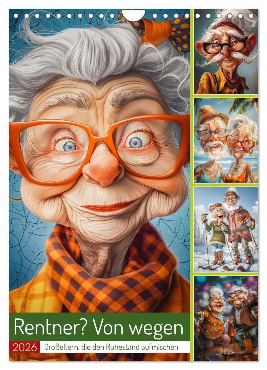 Cover: 9783516248555 | Rentner? Von wegen (Wandkalender 2026 DIN A4 hoch), CALVENDO...