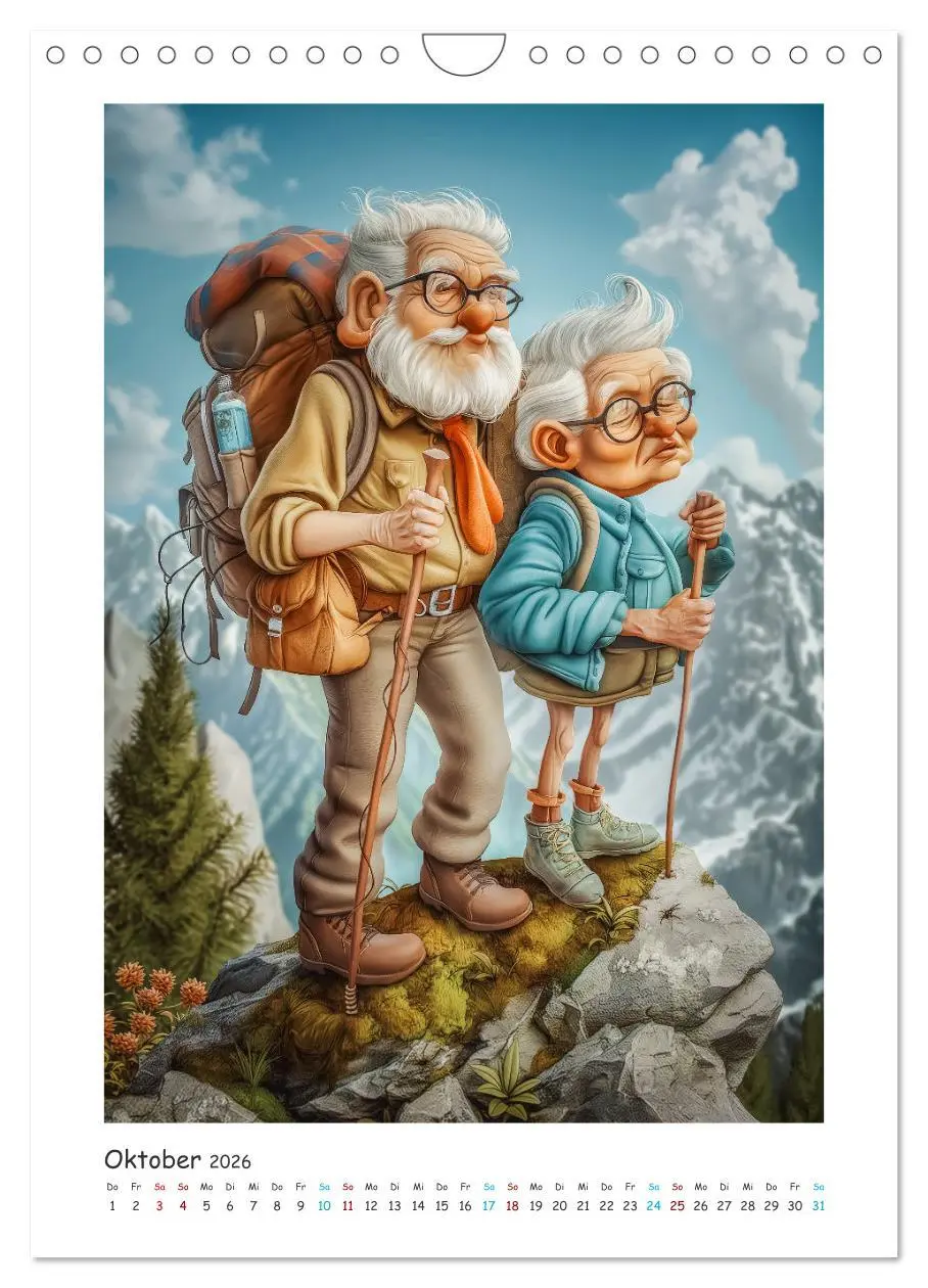 Bild: 9783516248555 | Rentner? Von wegen (Wandkalender 2026 DIN A4 hoch), CALVENDO...