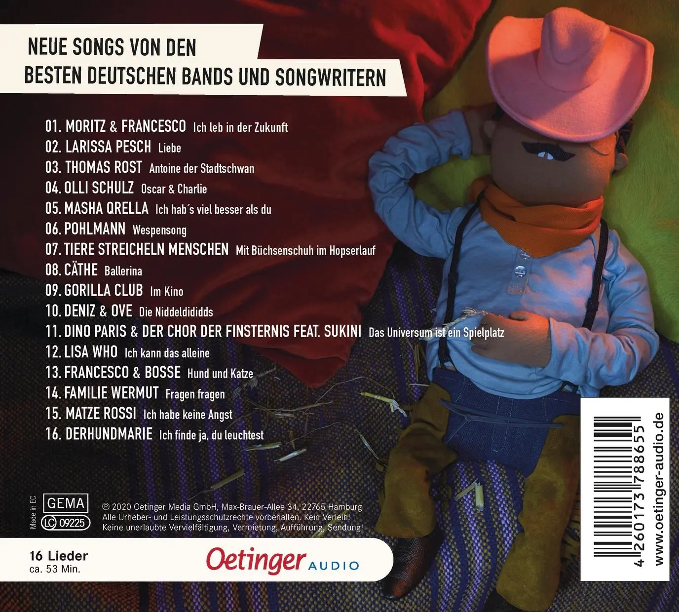 Rückseite: 4260173788655 | Unter meinem Bett 6 | Unter meinem Bett | Audio-CD | Unter meinem Bett