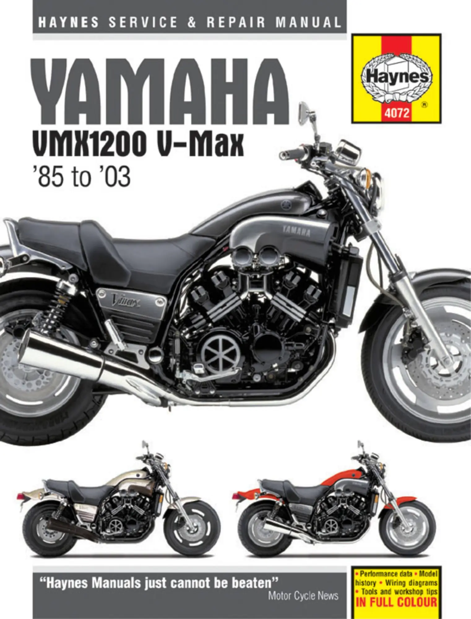 Cover: 9780857338655 | Yamaha V-Max (85 - 03) Haynes Repair Manual | Haynes Publishing | Buch
