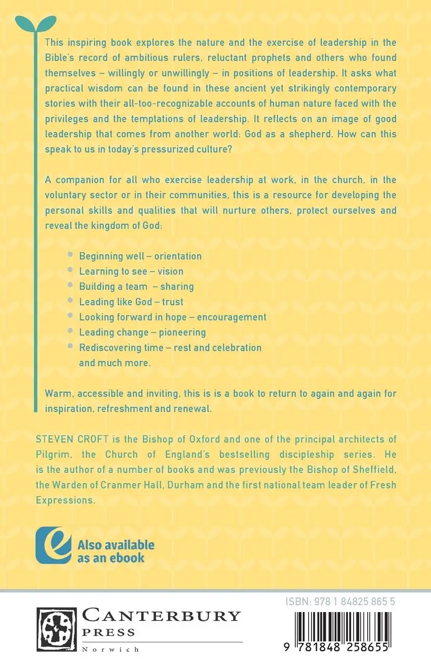 Rückseite: 9781848258655 | The Gift of Leadership | Steven Croft | Taschenbuch | Englisch | 2016