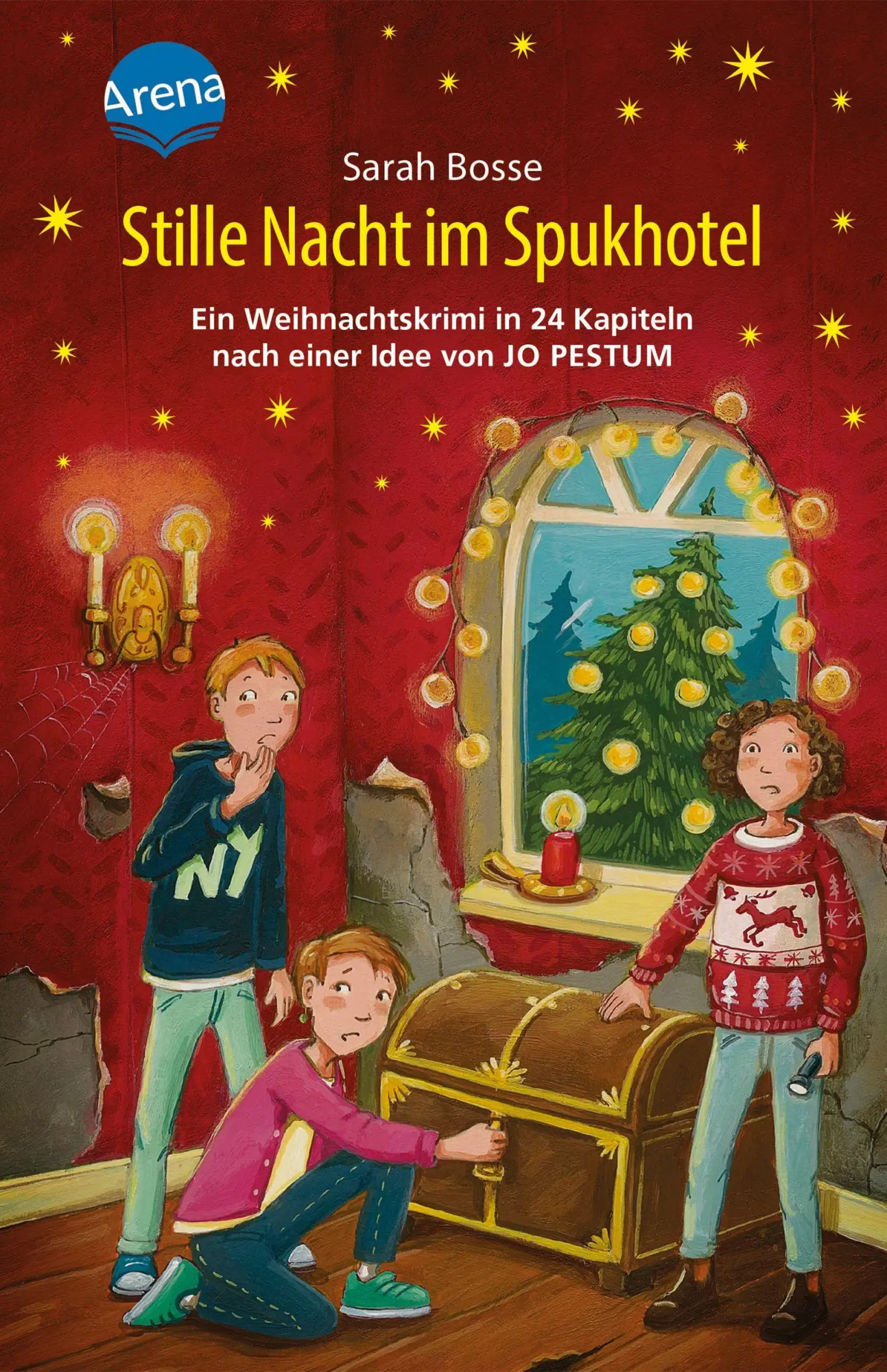 Cover: 9783401608655 | Stille Nacht im Spukhotel. Ein Weihnachtskrimi in 24 Kapiteln nach...