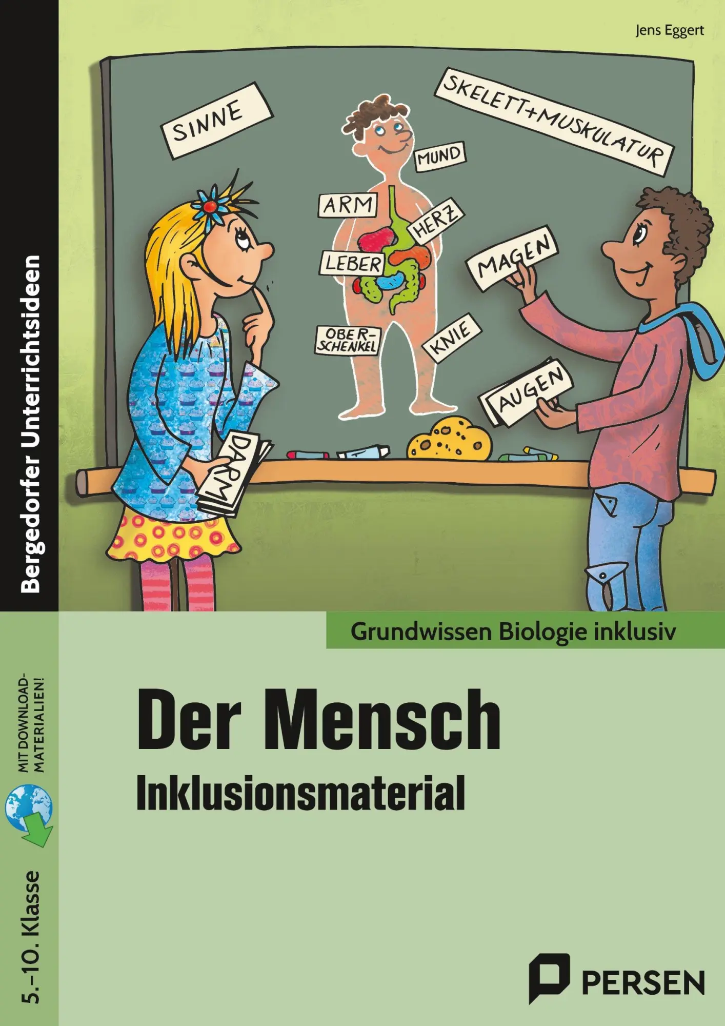 Cover: 9783403208655 | Der Mensch - Inklusionsmaterial | (5. bis 10. Klasse) | Jens Eggert
