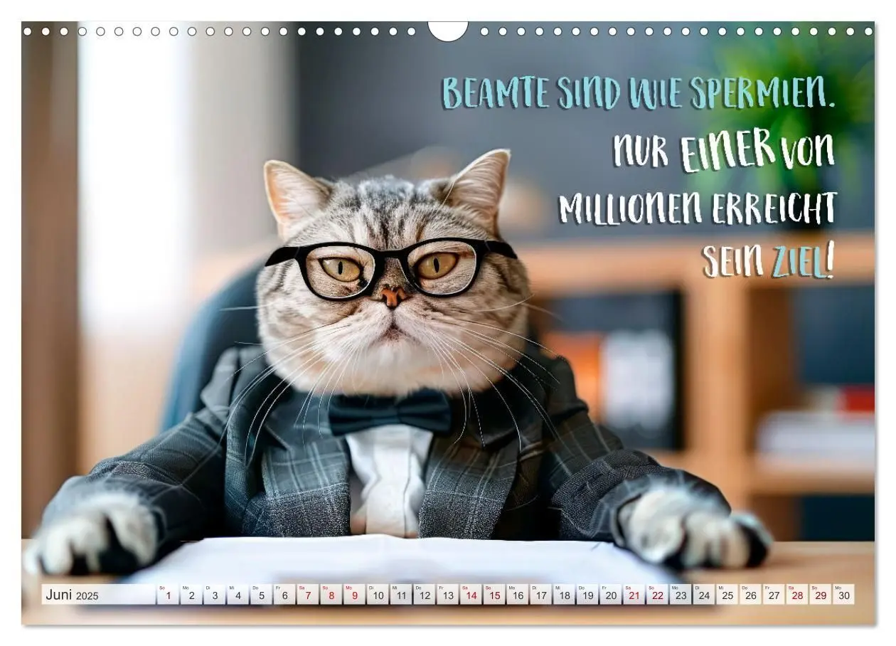 Bild: 9783457148655 | BEHÖRDE Der alltägliche Wahnsinn (Wandkalender 2025 DIN A3 quer),...