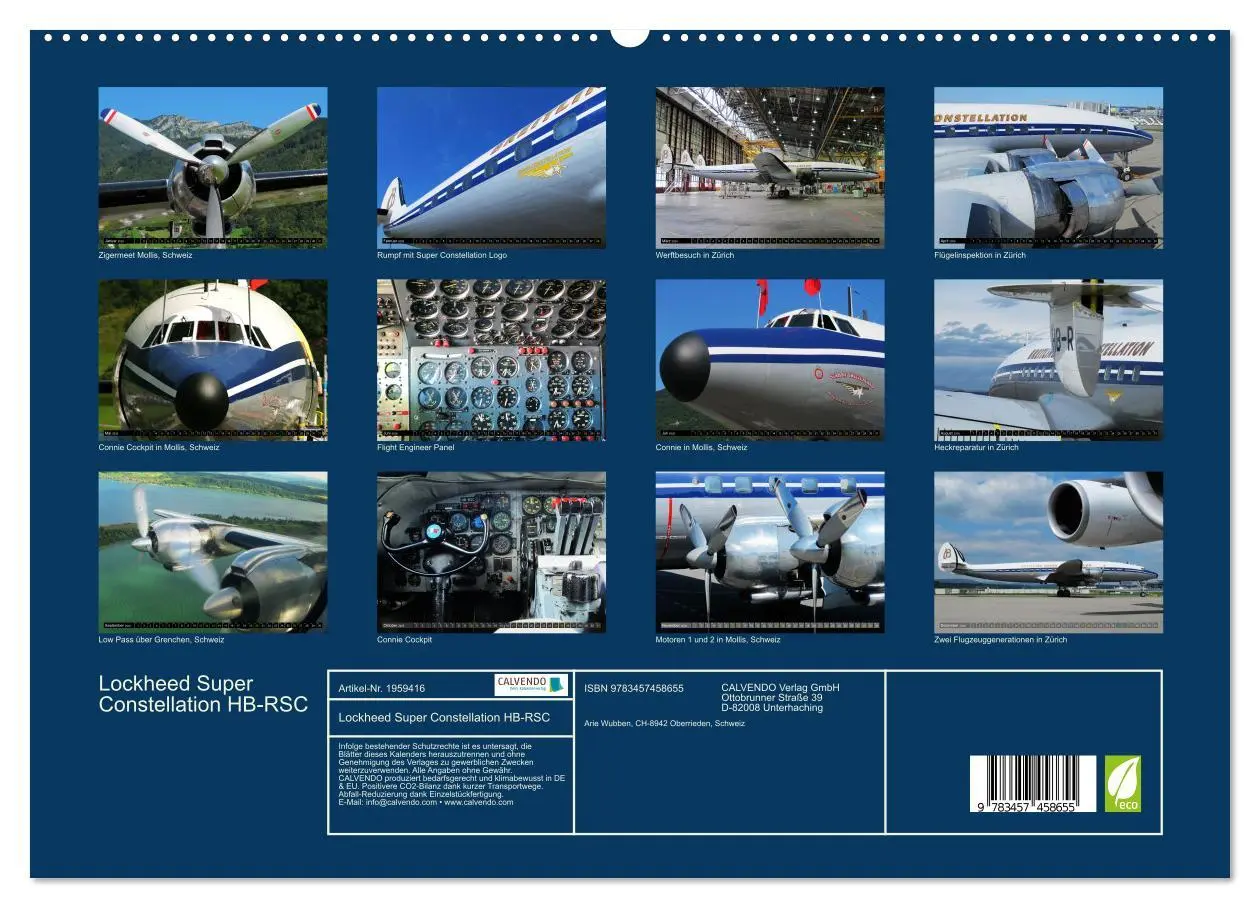 Bild: 9783457458655 | Lockheed Super Constellation HB-RSC (hochwertiger Premium...