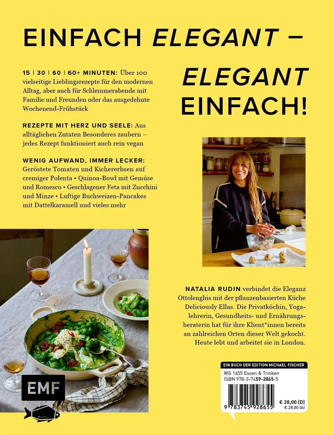 Rückseite: 9783745928655 | Cooking Fast and Slow | Natalia Rudin | Buch | 256 S. | Deutsch | 2025