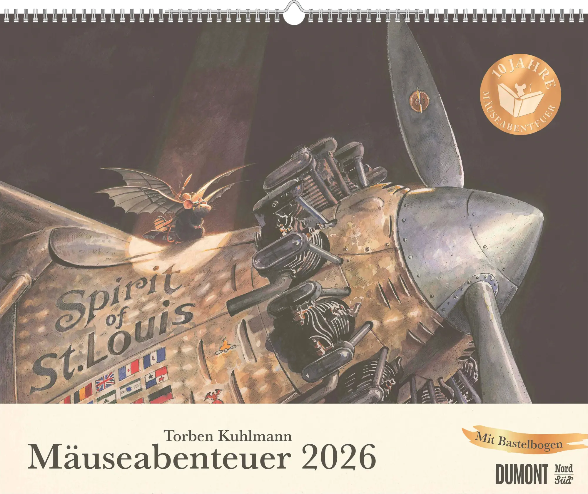 Cover: 4069095008755 | Torben Kuhlmann Mäuseabenteuer 2026 - DUMONT Kinder-Kalender -...