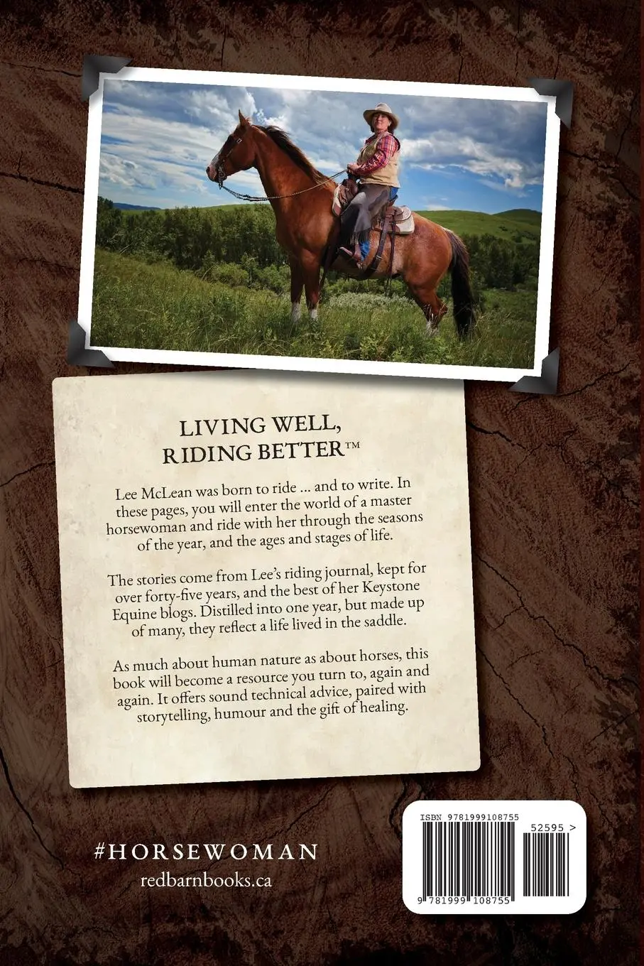 Rückseite: 9781999108755 | Horse Woman: Notes on Living Well &amp; Riding Better | Lee McLean | Buch