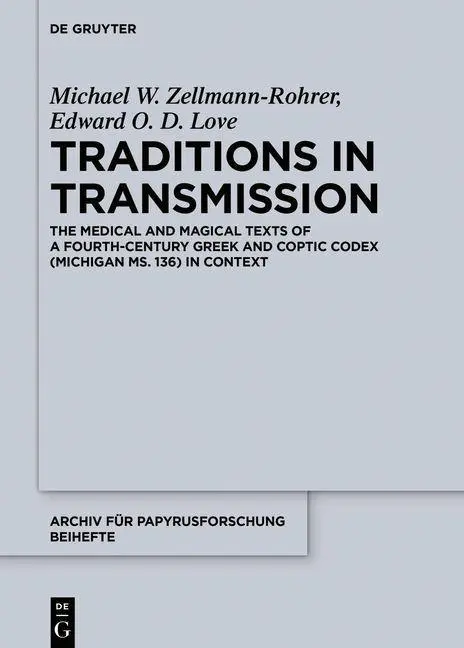 Cover: 9783110778755 | Traditions in Transmission | Zellmann-Rohrer | Buch | X | Englisch
