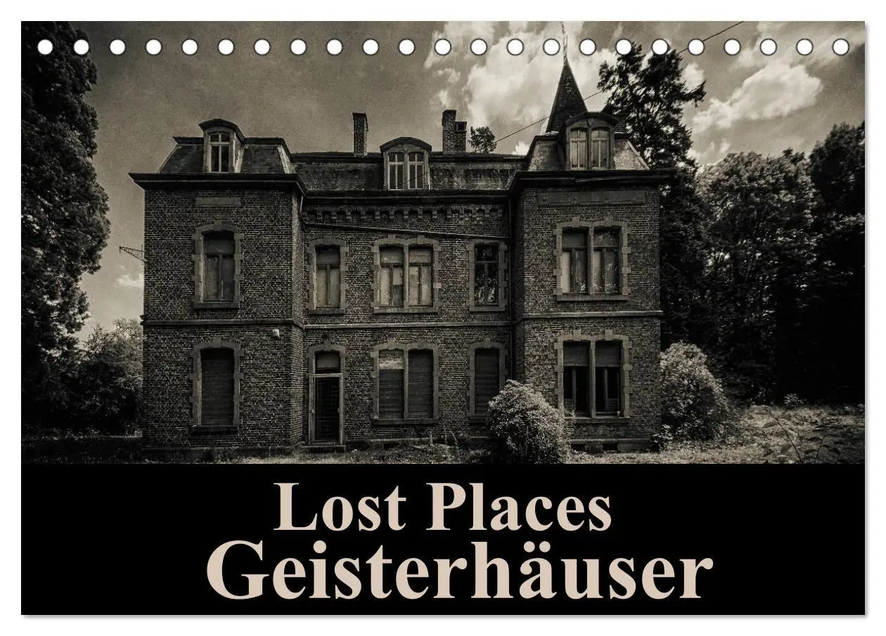 Cover: 9783457998755 | Lost Places Geisterhäuser (Tischkalender 2026 DIN A5 quer),...