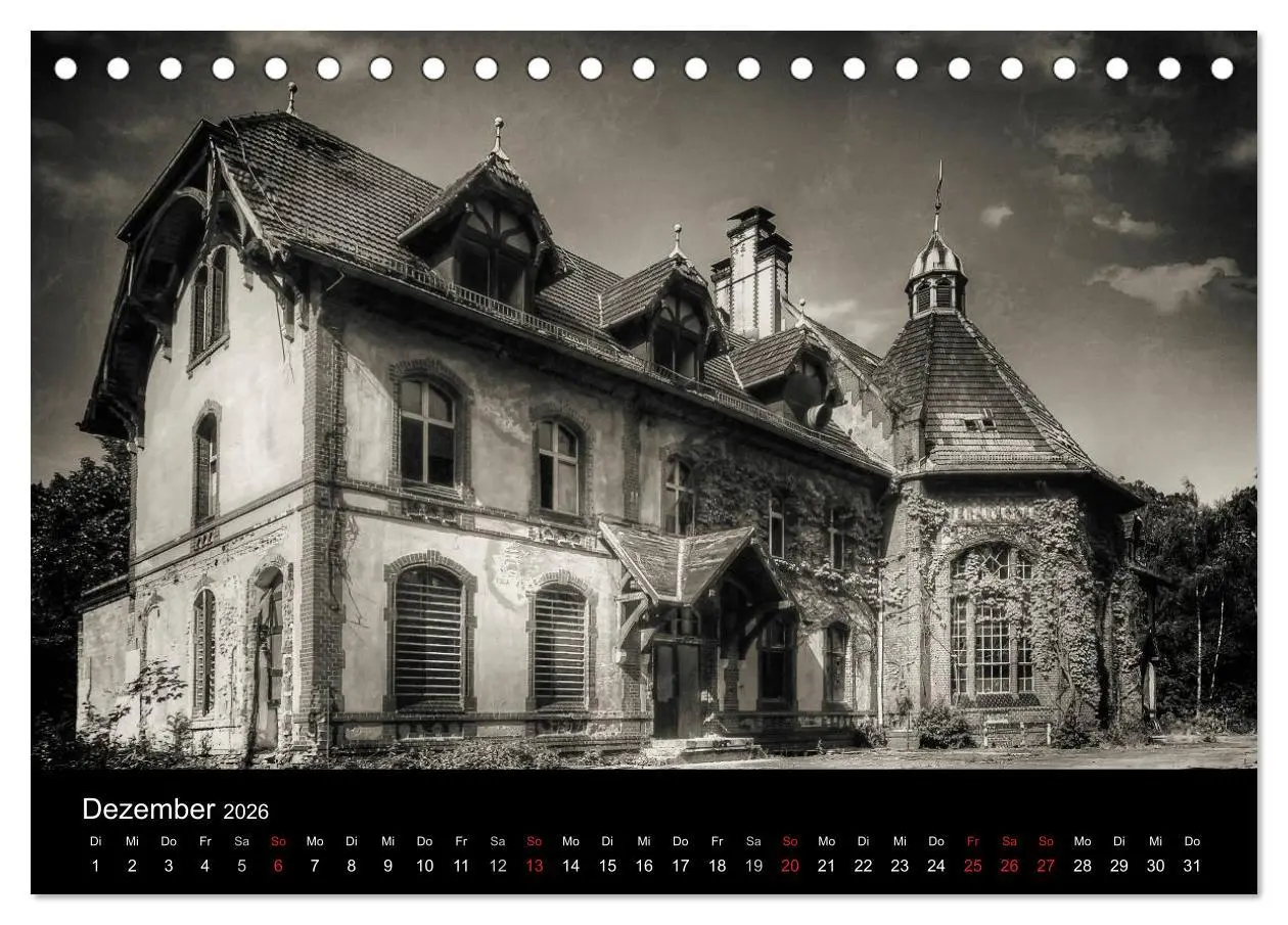 Bild: 9783457998755 | Lost Places Geisterhäuser (Tischkalender 2026 DIN A5 quer),...